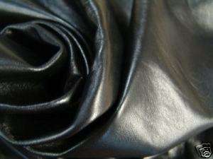 Italian Lambskin leather 6 HIDES VERY SOFT BLACK 40sqf  