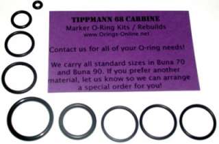   replace out your current o rings in the Tippmann 68 Carbine   2 times