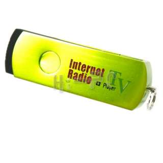 USB Worldwide Internet Radio TV Card Audio player Green  
