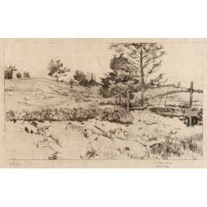  Hand Made Oil Reproduction   Julian Alden Weir   24 x 16 