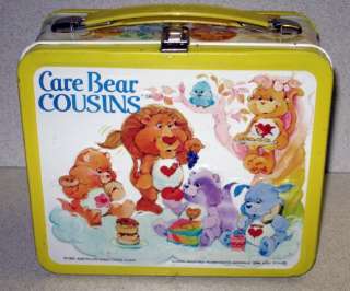 Aladdin Ind CARE BEAR COUSINS Metal Lunchbox 1985 Cute  