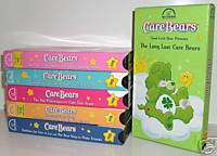 CARE BEARS VHS LOT OF 6 MOVIES  