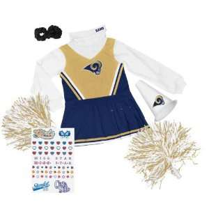 St. Louis Rams Girls Toddler Cheerleader Gift Set  Sports 
