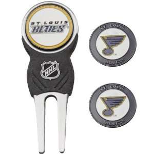  NHL St. Louis Blues Logo Divot Tool & Ball Marker Set 