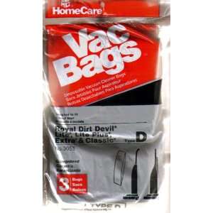    Home Care Vacuum Bags Type D   3 Pack Patio, Lawn & Garden
