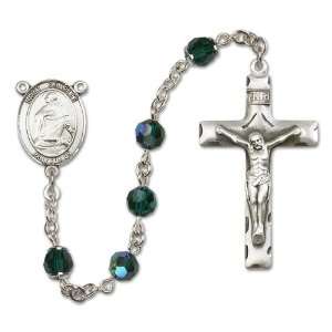  St. Charles Borromeo Emerald Rosary Jewelry