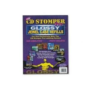 Jewel Case Inserts for CD Stomper Pro Labeling System, Glossy White 