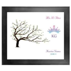  Quinceanera Guest Book Tree # 4 Crown 2 20x24 For 50 100 