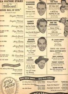 Spade Cooley Cliff Carlisle Page Cavanaugh Trio 1948 Ad  