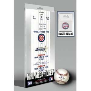  Kerry Wood 20K Game Mini Mega Ticket   Chicago Cubs 