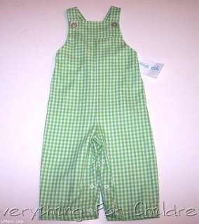   KELLYS KIDS overalls NEW green white boutique romper outfit Christmas