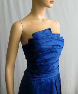 BCBGMAXAZRIA BCBG Max Azria Blue Strapless Dress Sz 6P 6 P NWT  