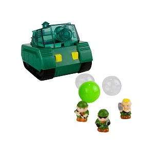  Squinkies Tuff Ride Military Tank & 3 Squinkies Toys 