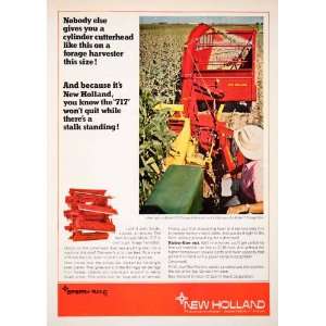  1968 Ad New Holland Sperry Rand Harvester Model 717 Forage 