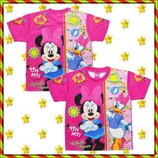   Girls Party T shirt age 4 10 years Cartoon Character Clothes  