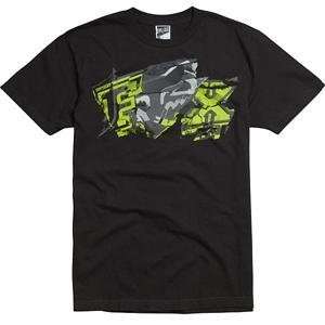  Fox Racing Archives Short Sleeve T Shirt   X Large/Black 