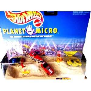    Hot Wheels PLANET MICRO   Sports Cars Series 2 Toys & Games