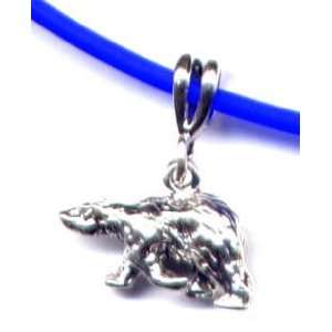  13 Blue Polar Bear Necklace Sterling Silver Jewelry Gift 