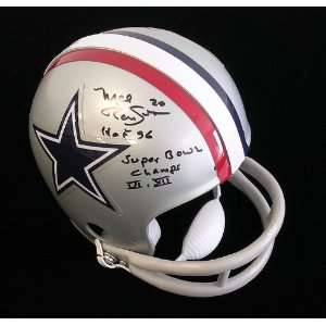  Mel Renfro Cowboys Auto/Signed Mini Helmet PSA/DNA Sports 