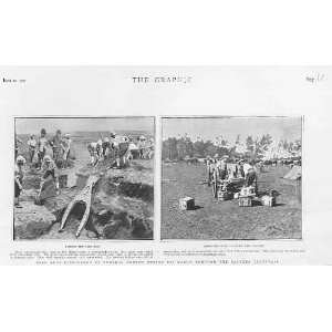  Boer Guns Burried Piet Retief 1901 Old Prints Africa