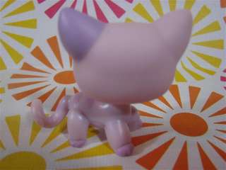 Pink / Light Purple Striped Cat. Nice used condition with some light 