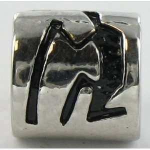   Silver Plated Aquarius Charm Bead for Pandora/Troll/Chami Jewelry