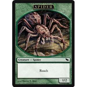    Magic the Gathering   Spider Token   Shadowmoor Toys & Games