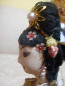 Vintage collectible Doll from Korea in Traditional dress possibly a 