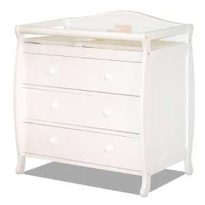  Athena Grace Changing Table/Dresser, White Baby