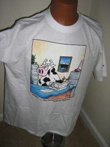 NEW STANLEY DESANTIS LAUGHING HERD COW CHICK SHIRT XL  