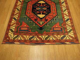 Handmade Vegetable Dye Hand spun Wool Afghan Kazak Tribal Area 