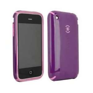 Speck Candy Shell Purple Pink Hard Protective Cover Case for iPhone 3G 
