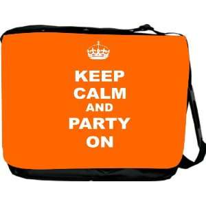  Rikki KnightTM Keep Calm and Party On   Orange Color 