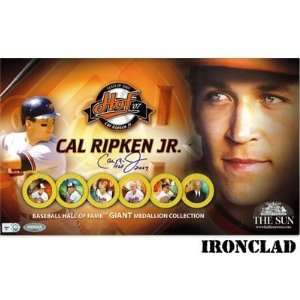  Cal Ripken Jr. Autographed 6 Medallion Collectors Set 