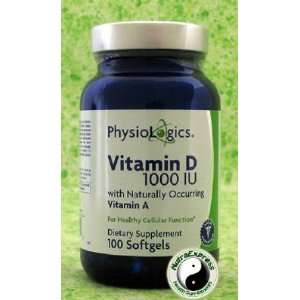 Vitamin D 1000 IU 100 Softgels   Physiologics