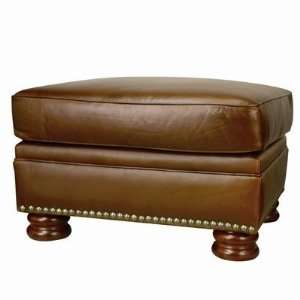  Timbers Leather Ottoman Leather Bark