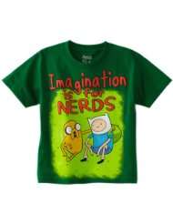 Adventure Time Boys 8 20 Imagination Is For Nerds Tee