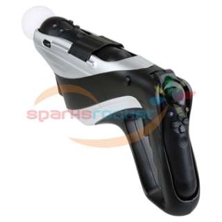 Set Short Pistol Gun Shooting Accessory For Sony PS3 Move Controller 