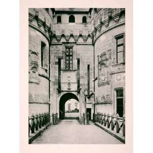1906 Print Chateau Chaumont Entrance France Historic Landmark Medieval 