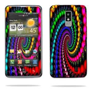 Vinyl Skin Decal Cover for LG Spectrum 4G Cell Phone Skins Trippy 