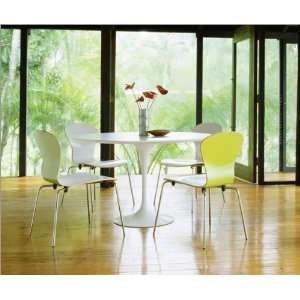   Saarinen Round Dining Table with Sprite Side Chairs Furniture & Decor