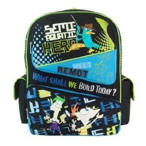  Phineas and Ferb Large Backpack   Simi aquatic Hero 
