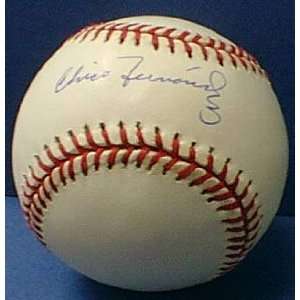  Chico Fernandez Autographed Baseball