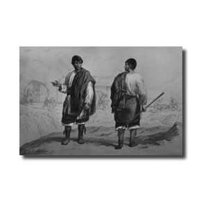  Miners Of Chile Engraved By F Lehnert Giclee Print
