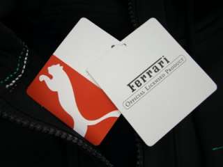   Large Mens Team Scuderia Ferrari Official Softshell Zip Hoodie Jacket
