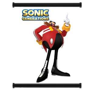  Sonic Generations Game Fabric Wall Scroll Poster (32x42 