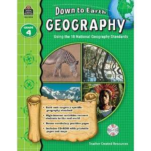   RESOURCES W/CD DOWN TO EARTH GEOGRAPHY GR 4 BOOK 