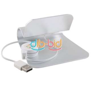   Stand Holder Sync Charger for Apple iPad 1/2 iPhone Aluminum  