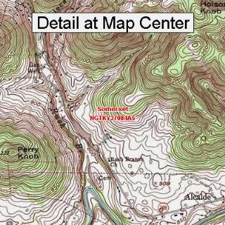   Topographic Quadrangle Map   Somerset, Kentucky (Folded/Waterproof