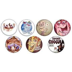   Set of 7 CEREAL MONSTERS 1.25 Magnets COUNT CHOCULA 